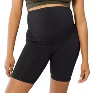 Ingrid & Isabell Maternity Bike Shorts Black Large EUC